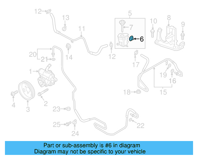 Reservoir Grommet 052-129-669-A - View 5