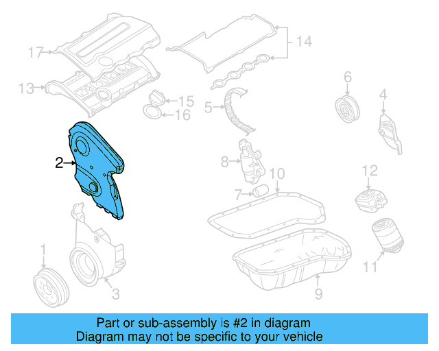 Timing Cover 058-109-107-B - View 4