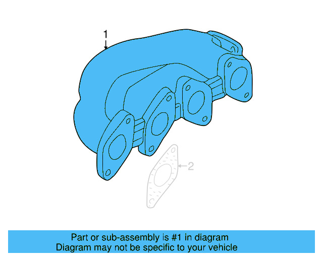 Exhaust Manifold 058-253-033-E - View 14