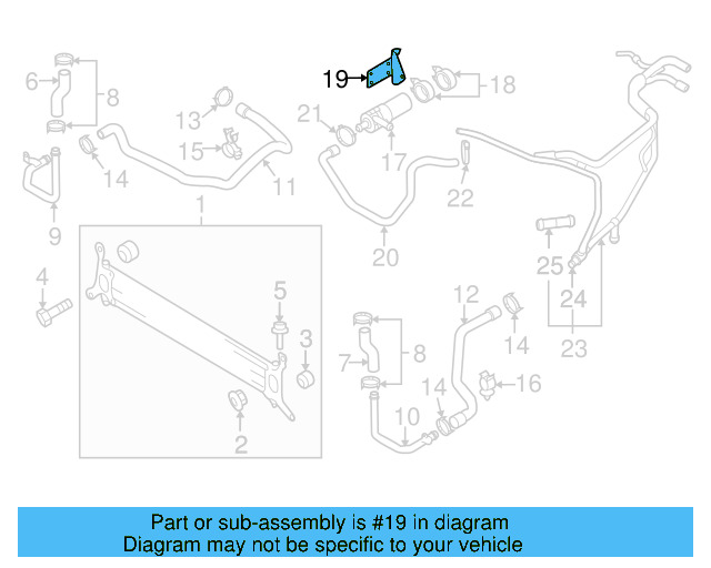 Mount Bracket 7L6-121-079-L - View 2