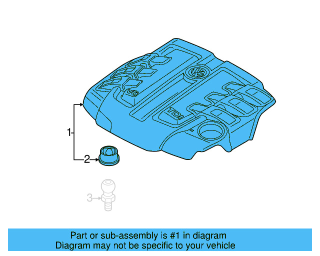 Engine Cover 059-103-925-BC - View 4