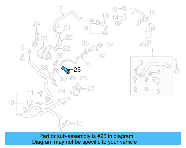 Outlet Hose 059-121-102-D - View 5