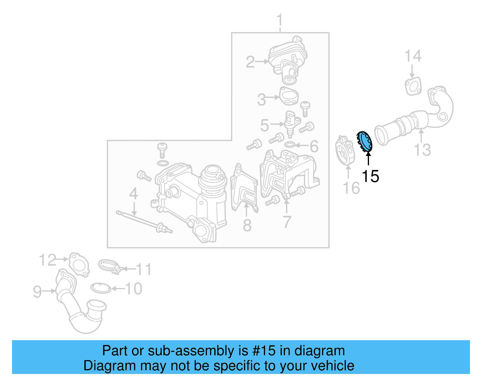 Water Pipe Seal 059-131-547-P - View 8