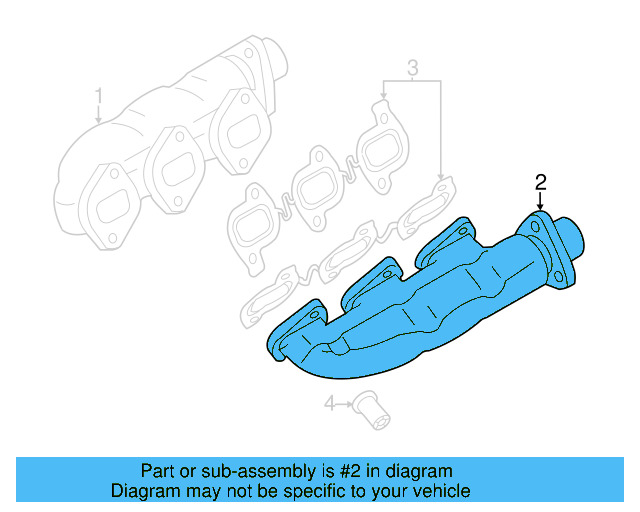 Exhaust Manifold 059-253-033-AC - View 8