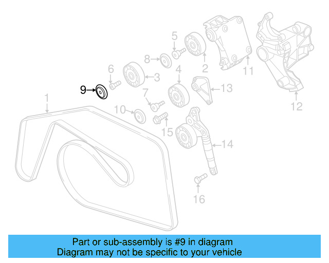Idler Pulley Dust Cap 059-903-310-B - View 21