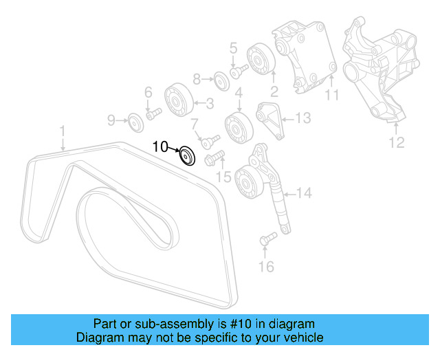 Idler Pulley Dust Cap 059-903-310-B - View 11