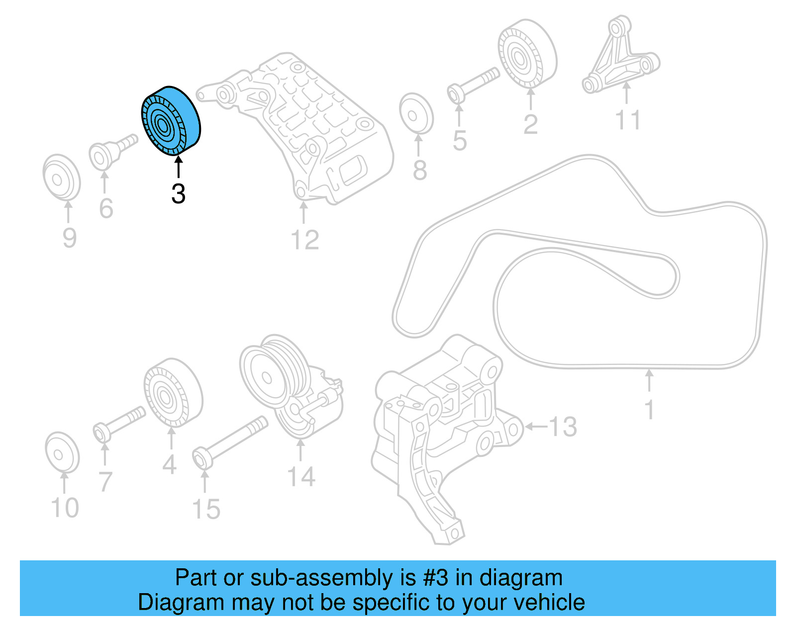 Idler Pulley 059-903-341-J