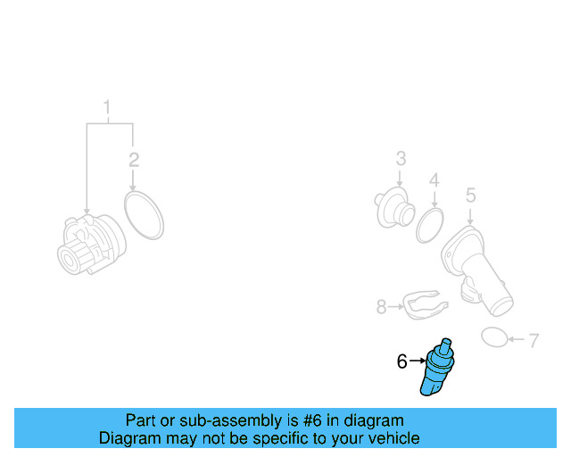 Coolant Temp Sensor 059-919-501-A - View 44