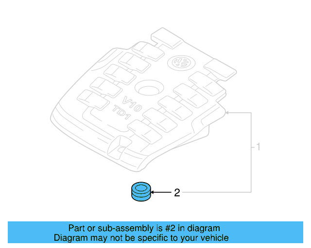 Engine Cover Insulator 06A-103-226 - View 33