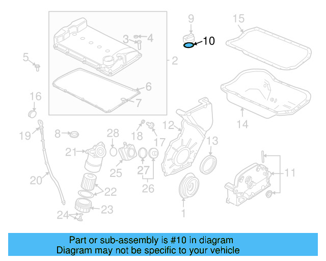 Filler Cap Gasket 06A-103-483-D - View 94
