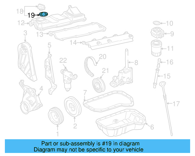 Filler Cap Gasket 06A-103-483-D - View 34