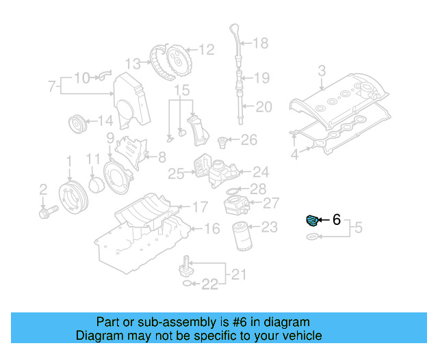 Filler Cap Gasket 06A-103-483-D - View 35