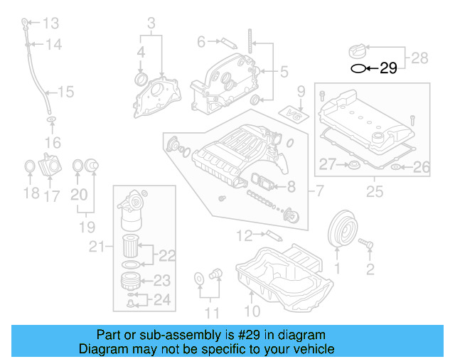 Filler Cap Gasket 06A-103-483-D - View 41