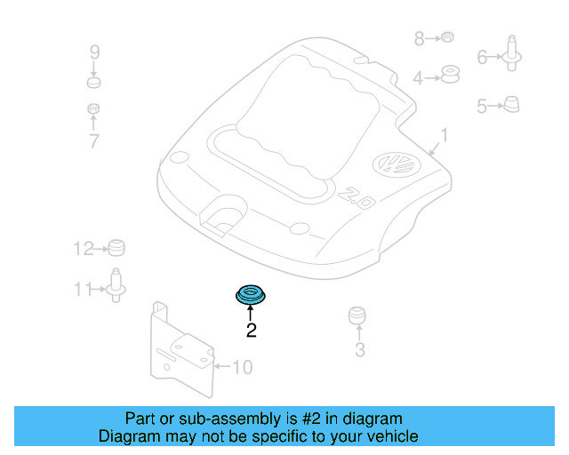 Cover Grommet 06A-103-638-J - View 15