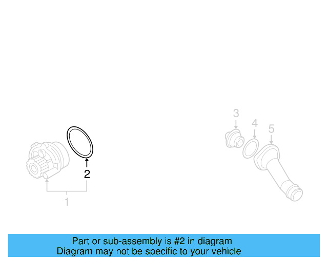 Water Pump Assembly Seal 06A-121-119 - View 34