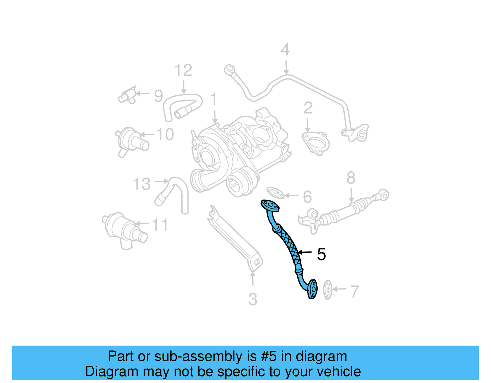 Oil Return Line 06A-145-735-AA - View 21