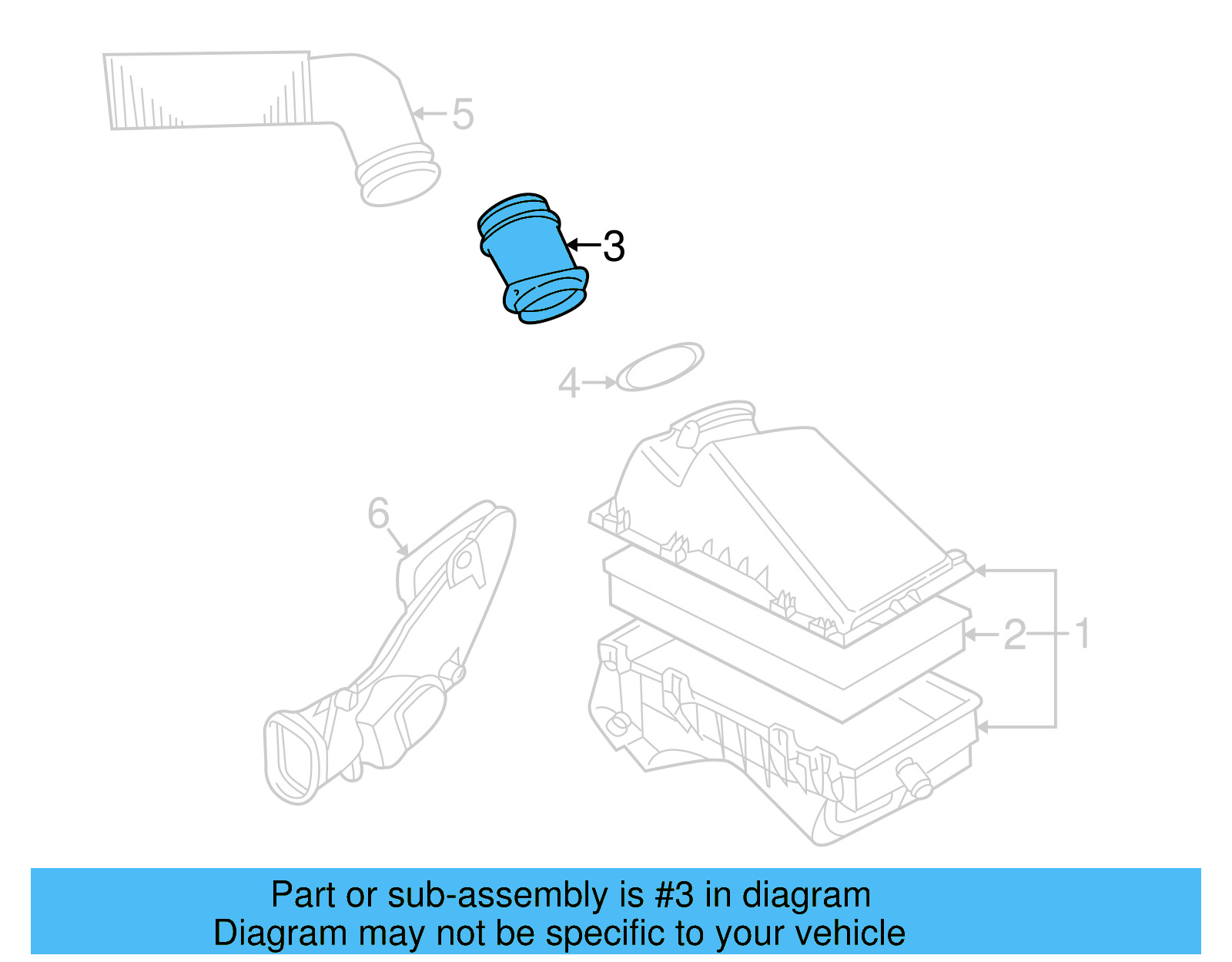 Mass Air Flow Sensor 06A-906-461-DX - View 8