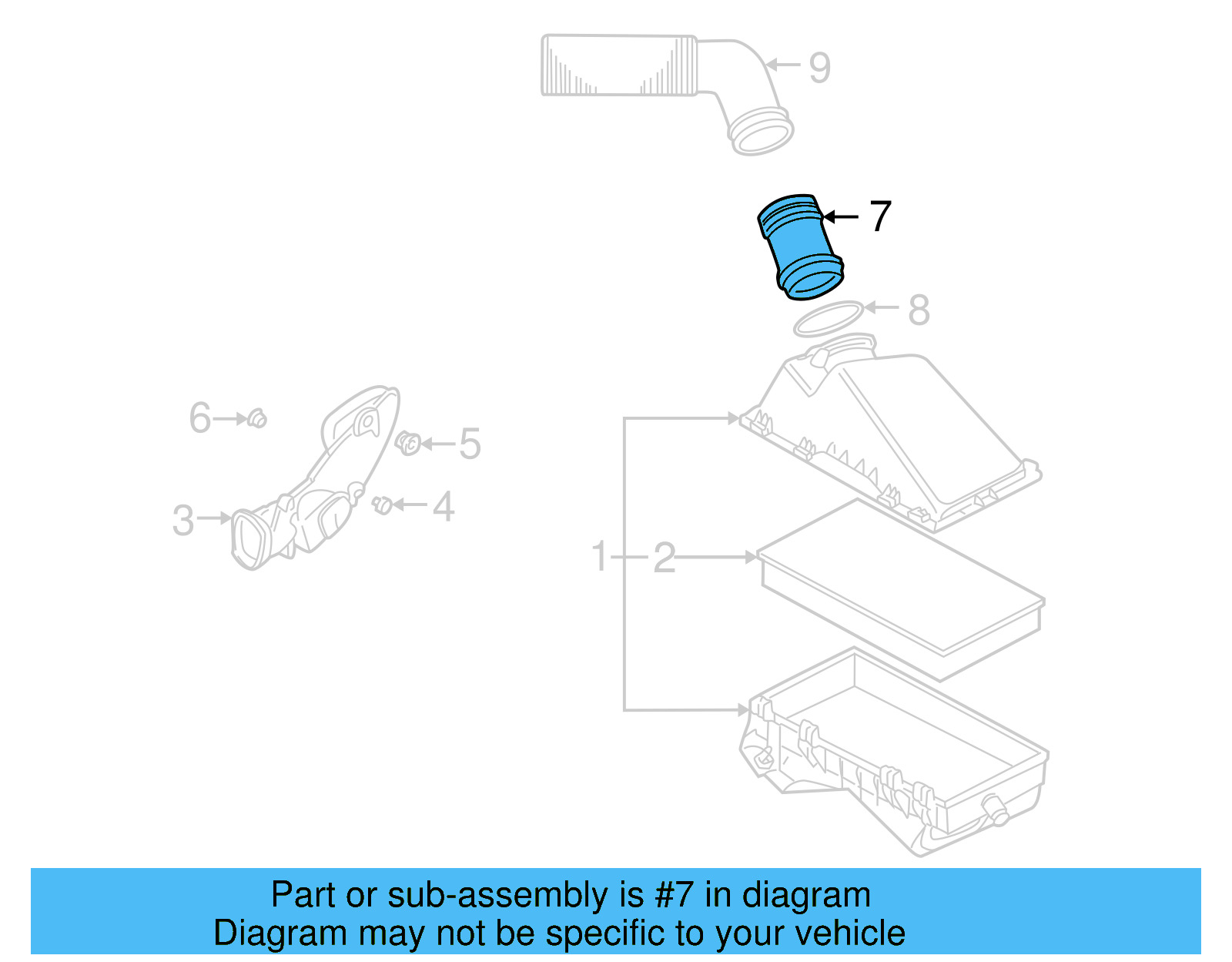 Mass Air Flow Sensor 06A-906-461-G - View 24