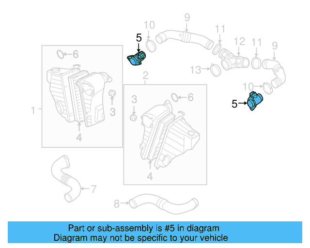 Mass Air Flow Sensor 06A-906-461-G - View 20