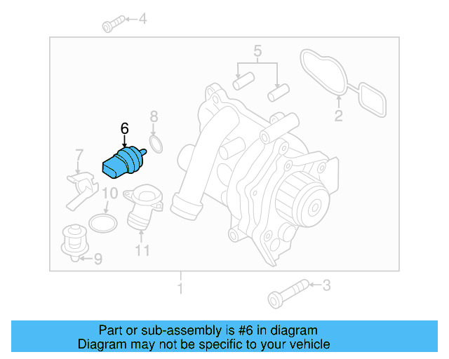 Temp Sensor 06A-919-501-A - View 10