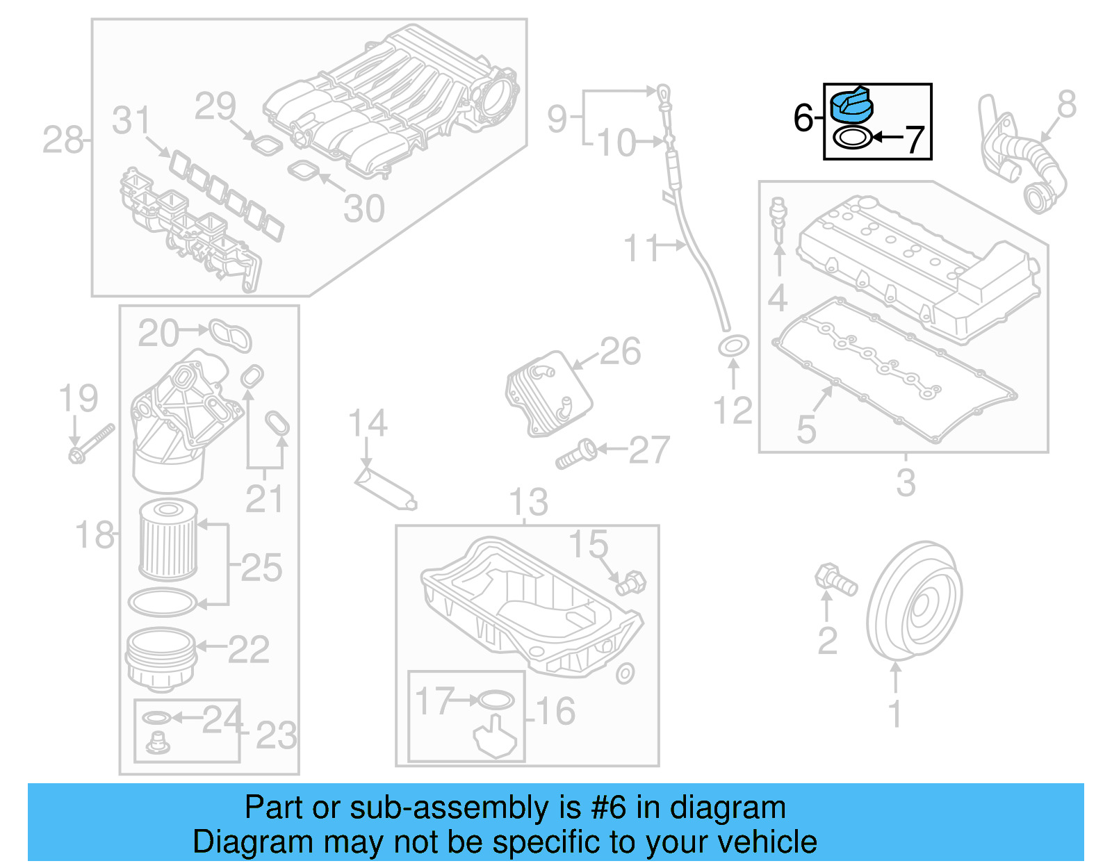 Cap 06B-103-485-C - View 34