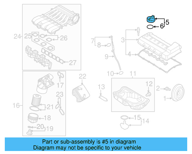 Cap 06B-103-485-C - View 45