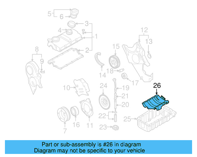 Baffle Plate 06B-103-623-P - View 8