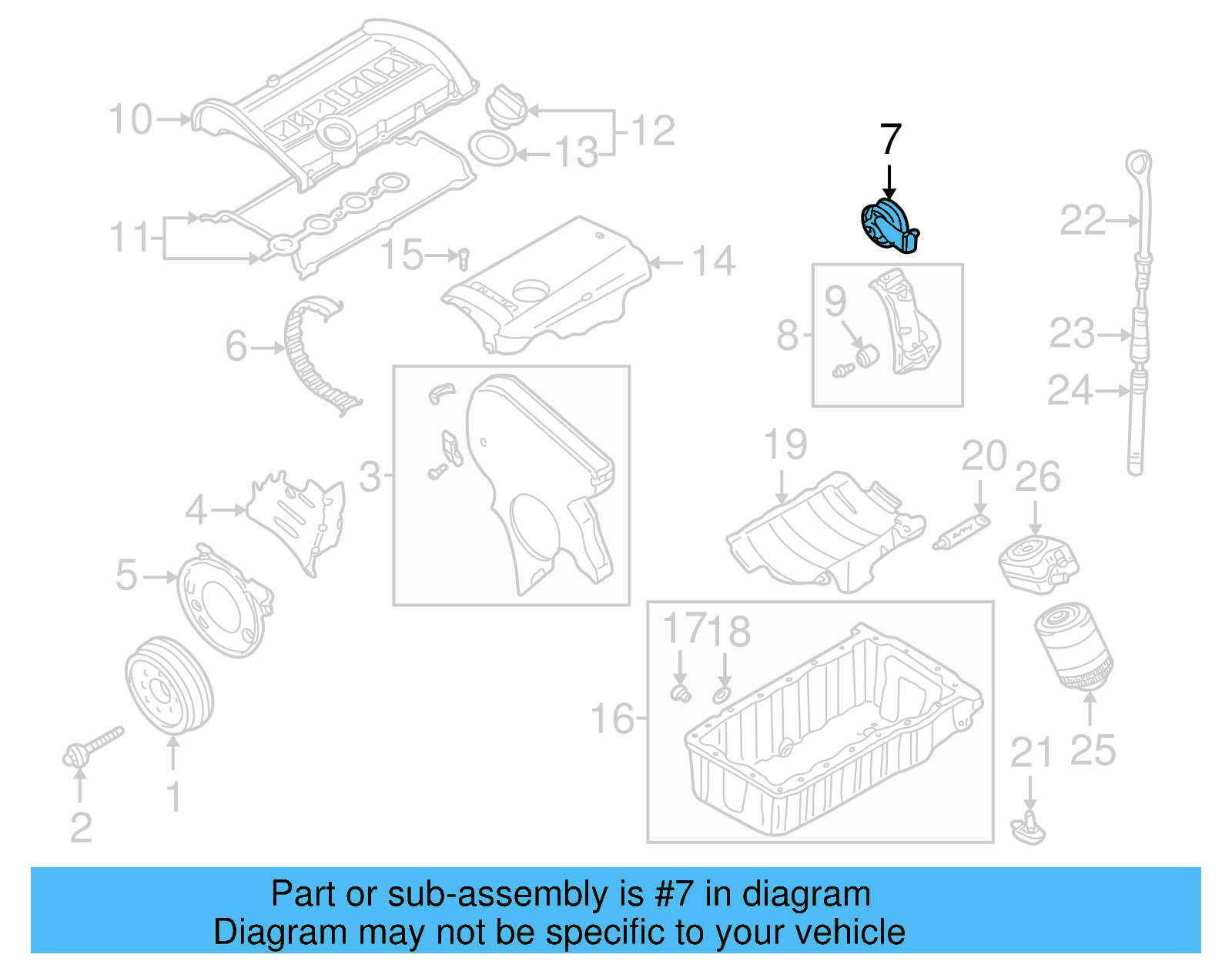 Tension Pulley 06B-109-243-E - View 6