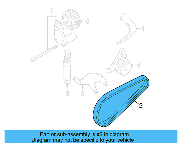 AC Belt 06B-260-849-B - View 7
