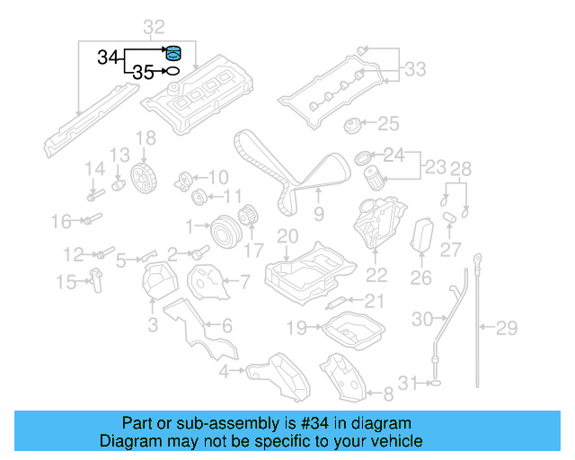 Filler Cap 06C-103-485-N - View 12