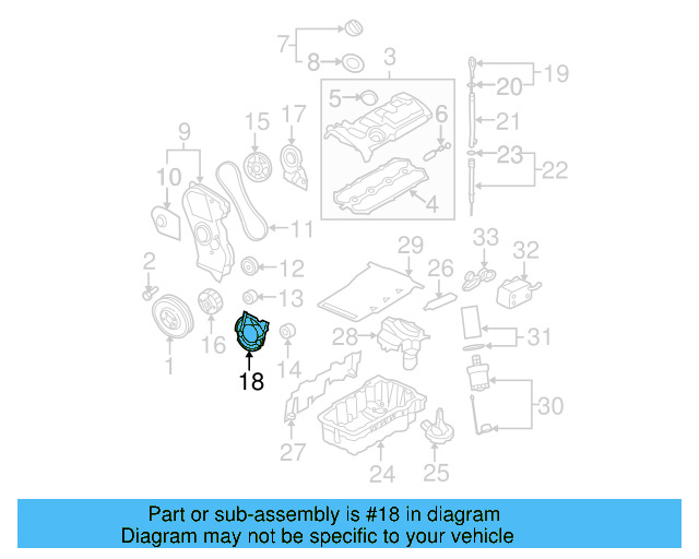 Engine Timing Cover 06D-109-175 - View 8