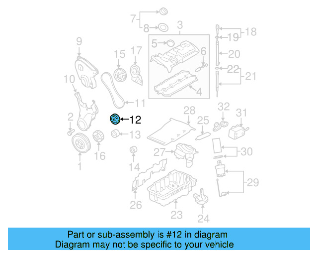 Tension Pulley 06D-109-243-C - View 6