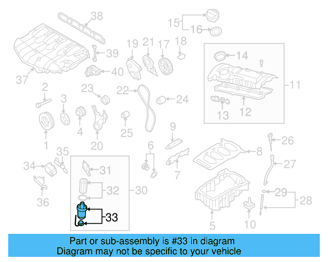 Oil Filter Housing 06D-115-408-B - View 15