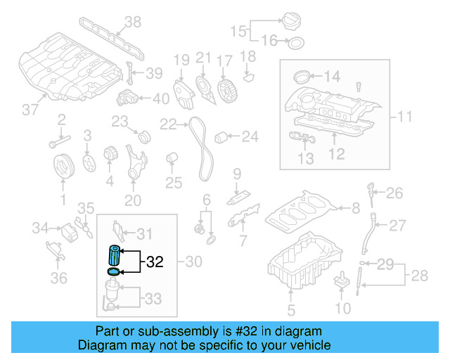 Oil Filter 06D-115-562 - View 9