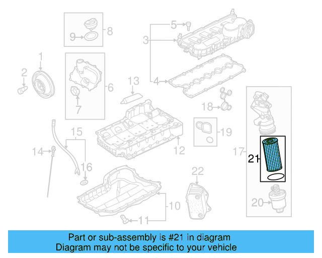 Oil Filter 06D-115-562 - View 18