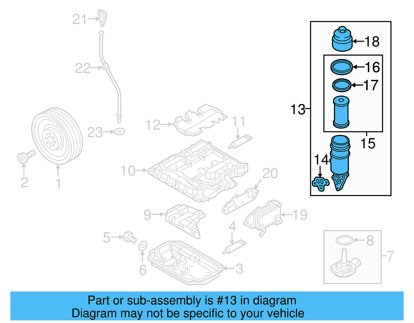 Oil Filter Housing 06E-115-405-K - View 14