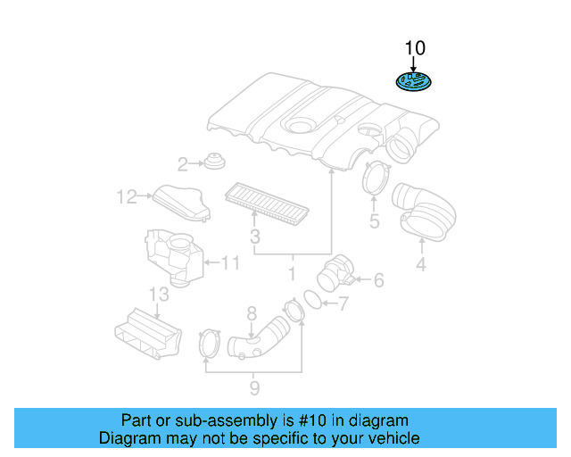 Engine Cover Emblem 06F-103-940 - View 27