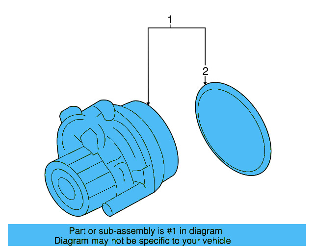Engine Water Pump 06F-121-011 - View 2