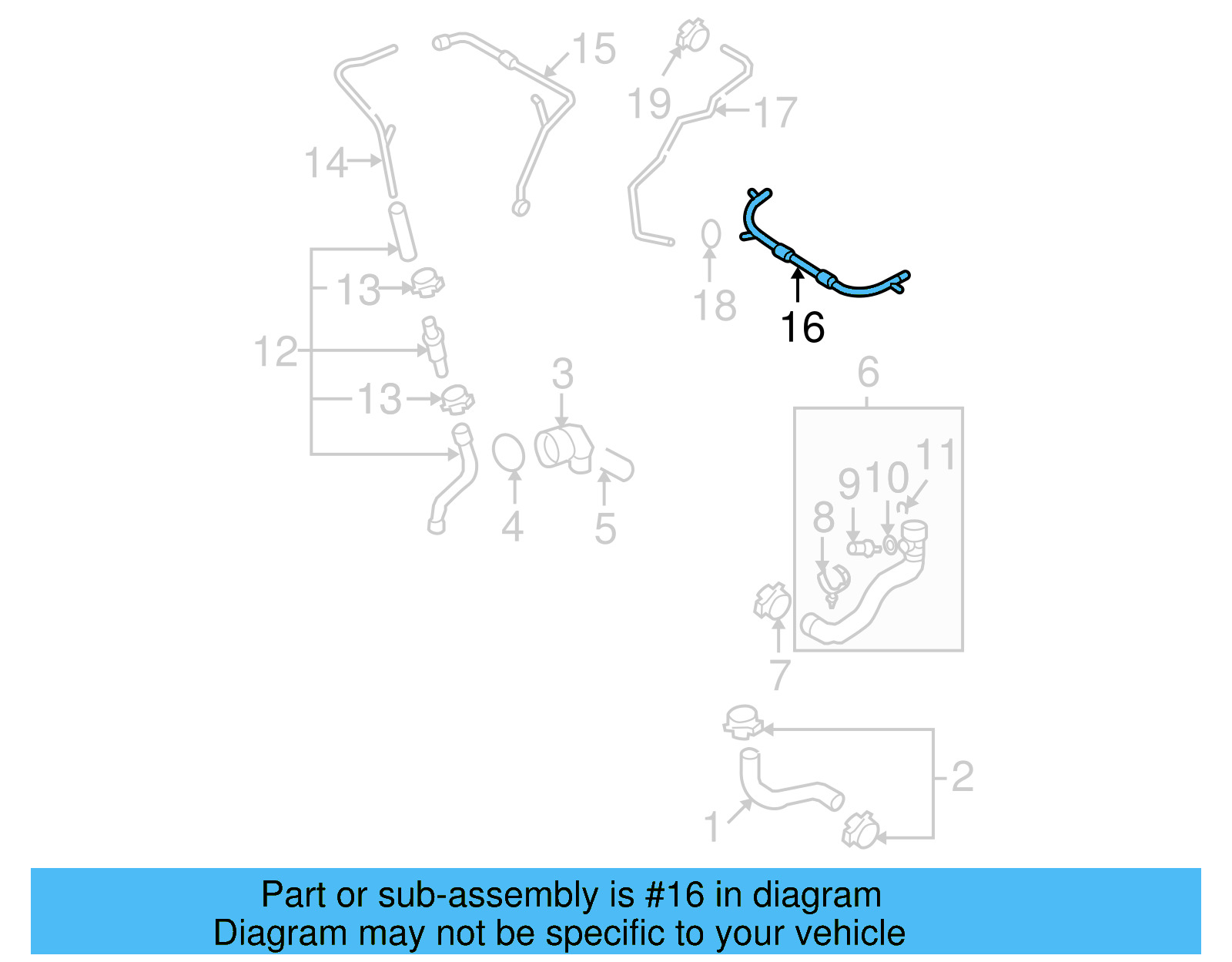 Rear Pipe 06F-121-065-H - View 21