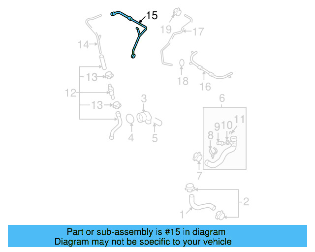 Water Inlet Pipe 06F-121-492-L - View 9