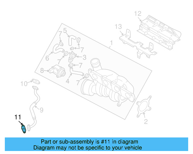 Oil Return Tube Gasket 06F-145-757-L - View 24