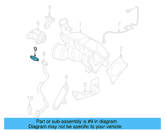 Oil Return Tube Gasket 06F-145-757-L - View 23