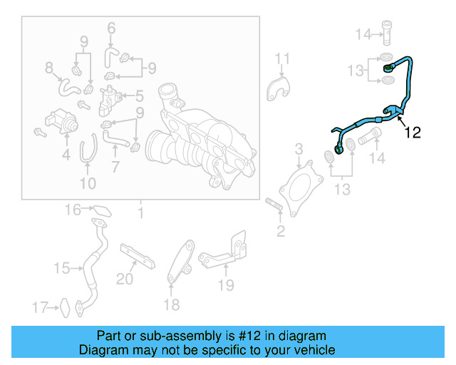 Oil Inlet Line 06F-145-778-G - View 28