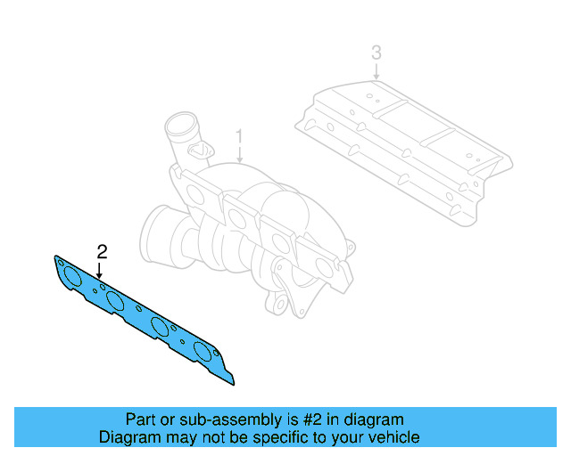 Exhaust Manifold Gasket 06F-253-039-F - View 9