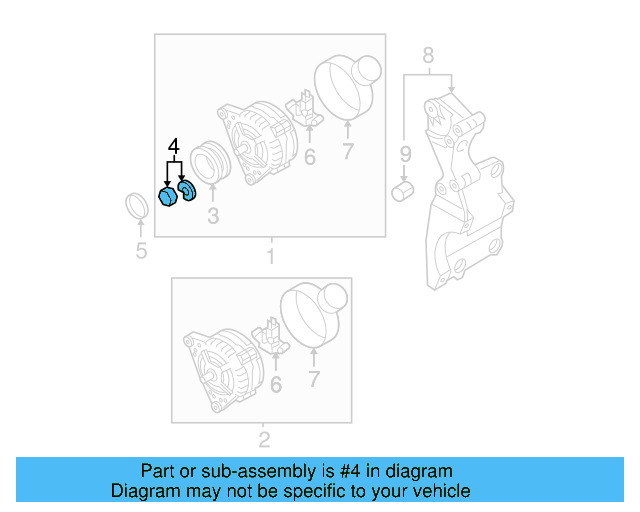Pulley Hardware Kit 028-903-320-C - View 91