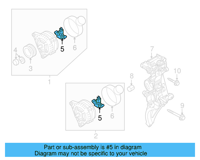 Voltage Regulator 06F-903-803-B - View 42