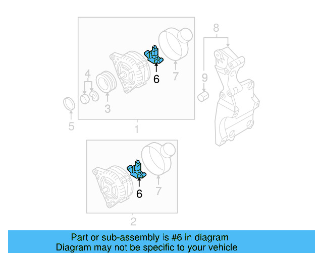 Voltage Regulator 06F-903-803-B - View 44