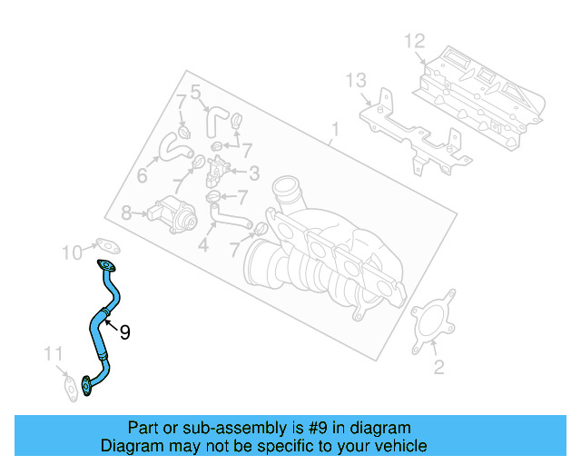 Oil Return Line 06H-145-735-G - View 21