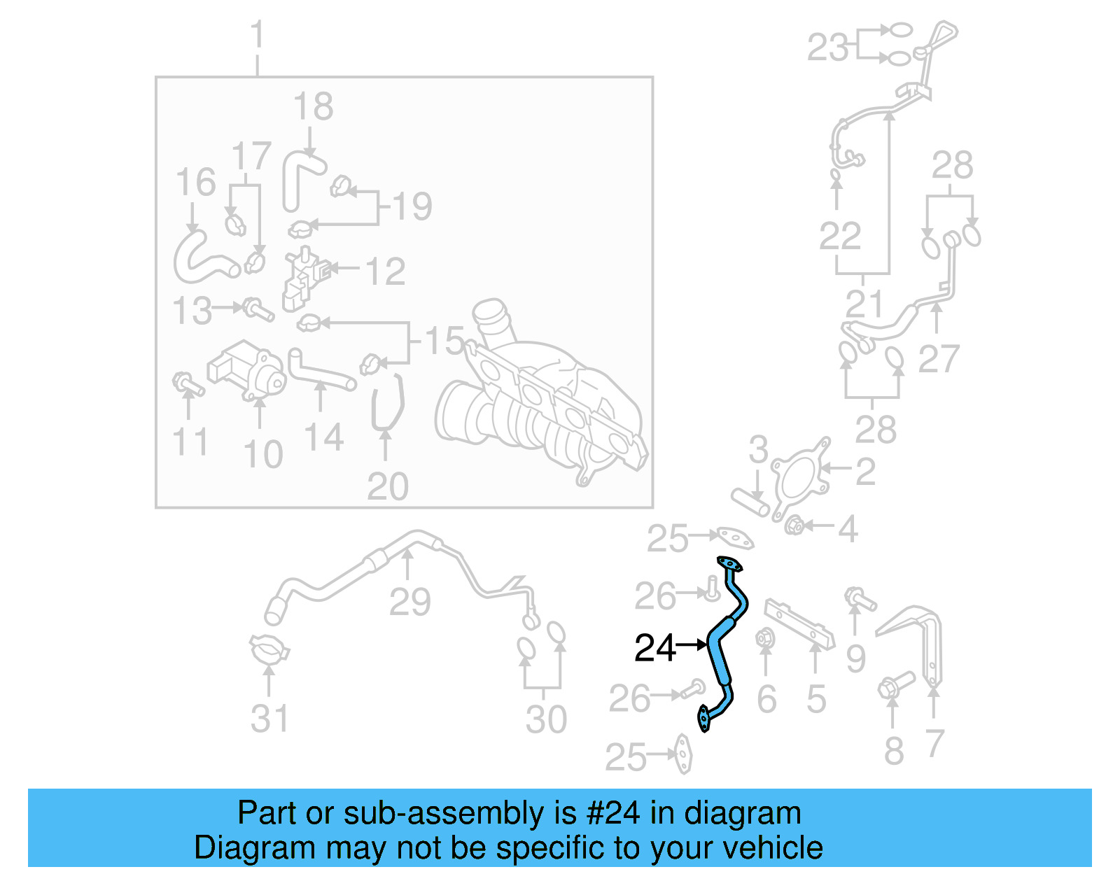 Oil Return Line 06H-145-735-G - View 22