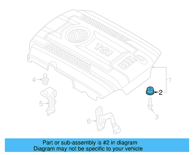 Engine Cover Connector 06J-103-226-A - View 69